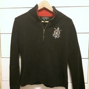 Ralph Lauren logo crest sweater
